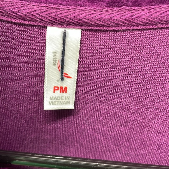 NEW!!! Exectek petite pm zip front pocket fleece jacket ladies sz pm - Picture 4 of 6